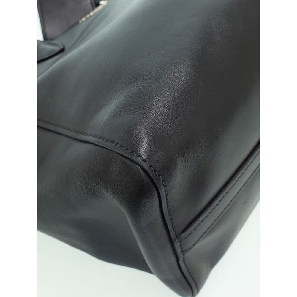 Prada Black Tote Calf Leather Shoulder Bag City - Picture 8 of 9